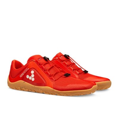 Scarpe Vivobarefoot Donna - Rosse Primus Trail II Firm Ground Scarpe Running LYV093186